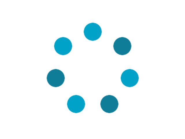 Abstract mark: seven equal circles arranged in a ring