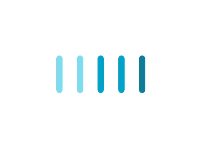 Abstract mark: five vertical strokes
